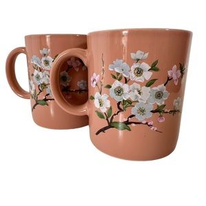 Lauffer Floral Apple Blossom Mugs